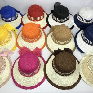 JLMY-16*CX120 CHAPÉU DE PRAIA COM ABA E COPA