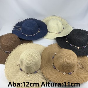 ZAPYM-1021*CX120 CHAPEU EM FIBRA DE PAPEL