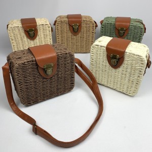 25-HL-51*CX80 BOLSA DE PRAIA FEMININA QUADRADA