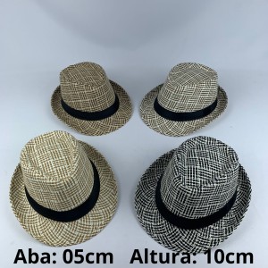 ZAPYM-1070*CX120 CHAPÉU COM COPA E ABA EM MATERIAL PLÁSTICO