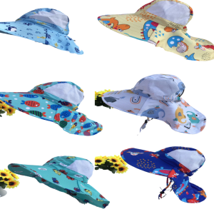 ZAPYM-1067*CX300 CHAPÉU SEM ABA COM COPA, EM MATERIAL TEXTIL DO TIPO UTILIZADO EM PRAIA