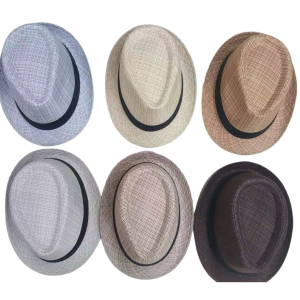 ZAPYM-1072*CX120 CHAPÉU COM COPA E ABA EM MATERIAL PLÁSTICO