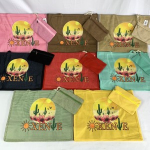 D424*CX204 BOLSA DE PRAIA FEMININA COM ALÇA DE MÃO