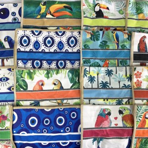 KD23-2*CX192 BOLSA FEMININA COM ALÇA EM MATERIAL TÊXTIL, UTIL EM PRAIA