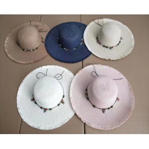 JLMY-36*CX120 CHAPÉU DE PRAIA COM ABA E COPA